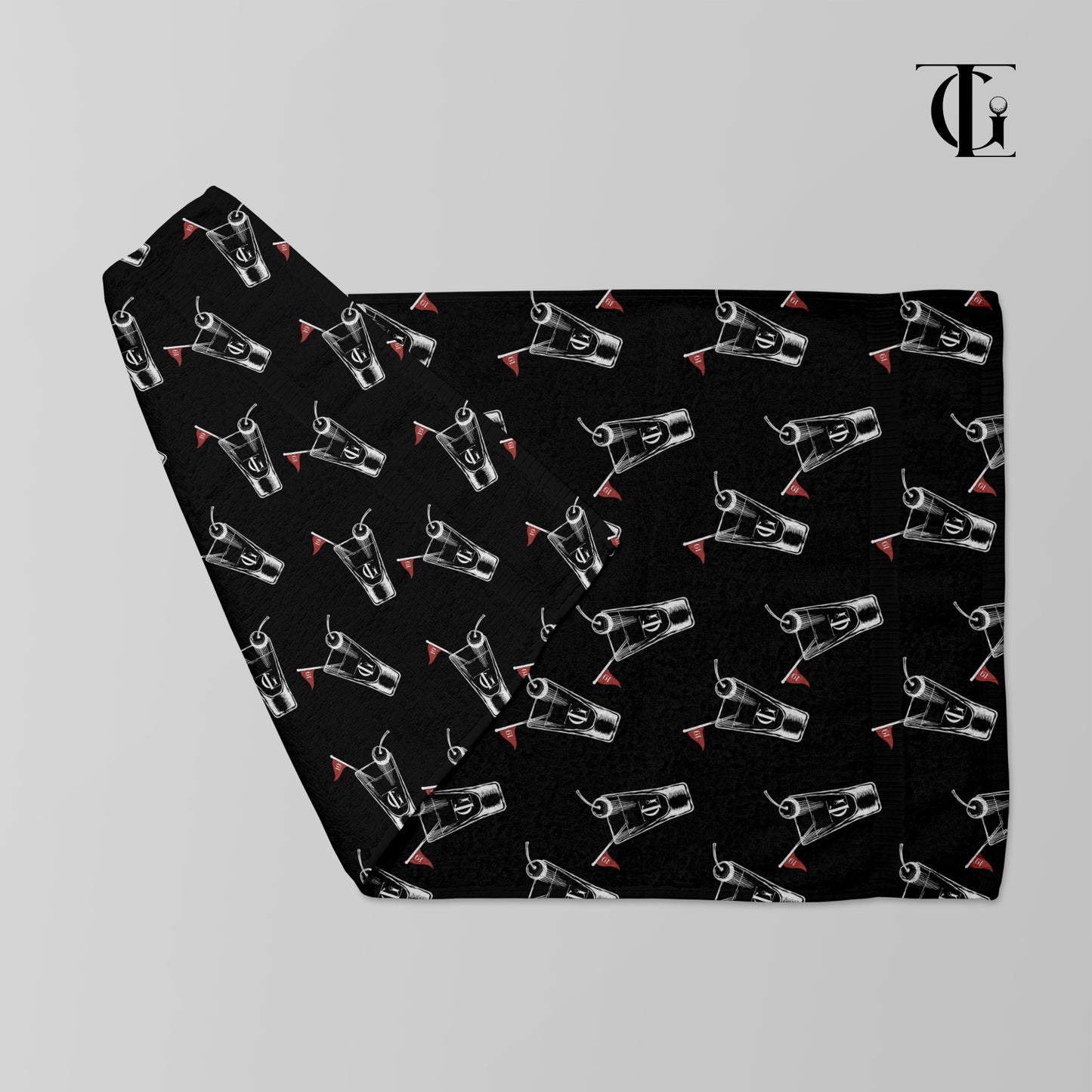 TGL Dancing Cocktail Glass Towel