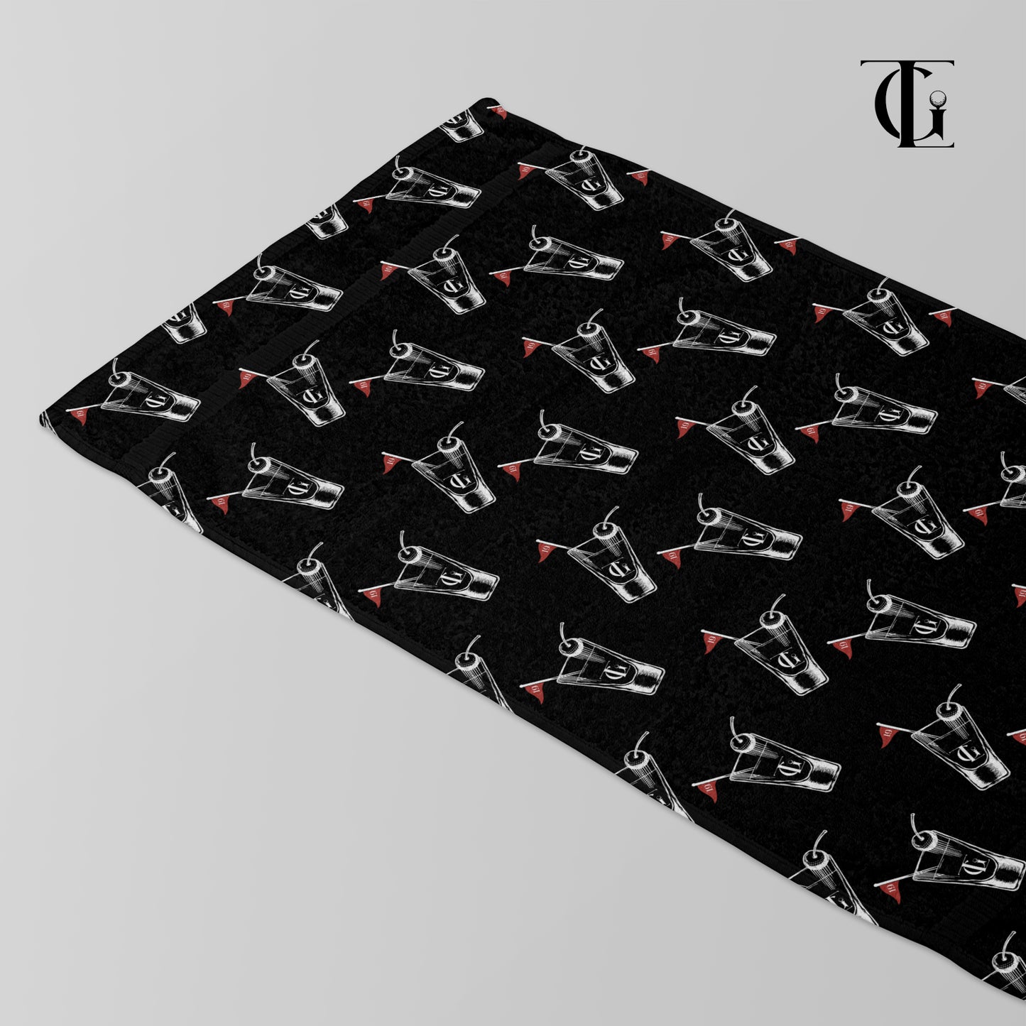 TGL Dancing Cocktail Glass Towel