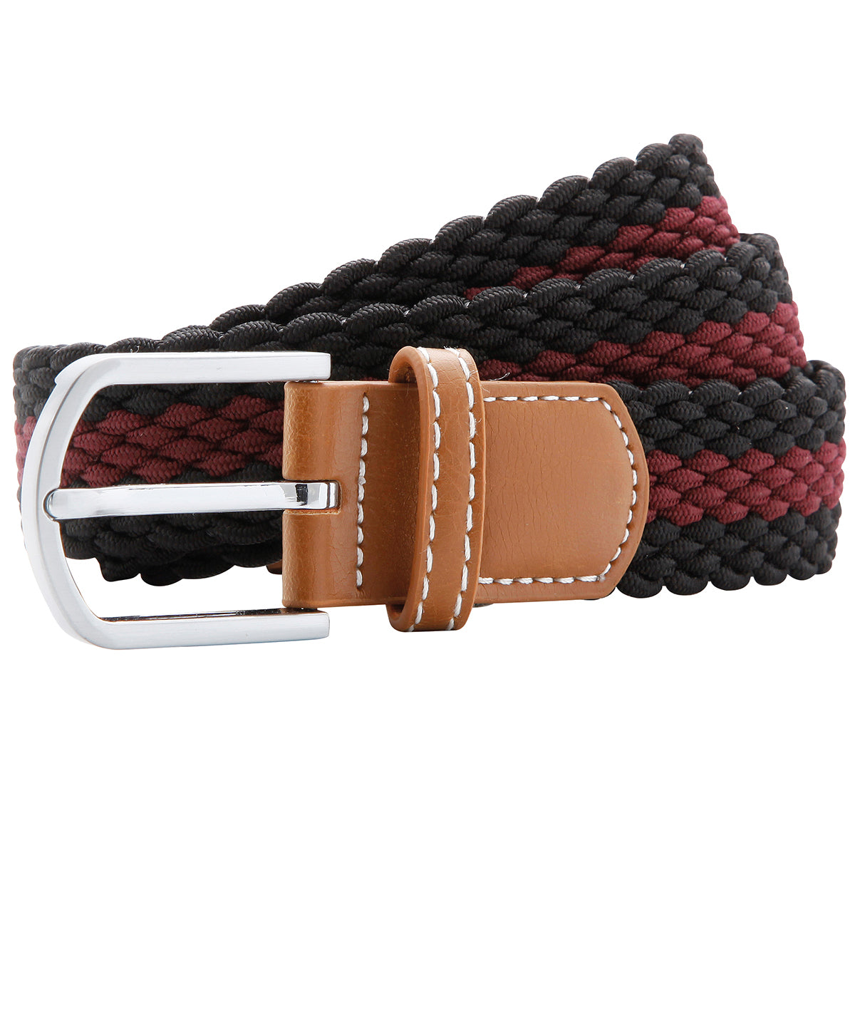 Two Colour Braid Stretch Belt
