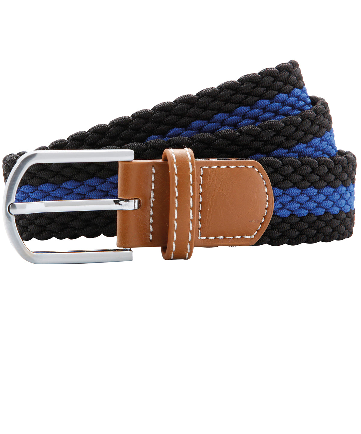 Two Colour Braid Stretch Belt