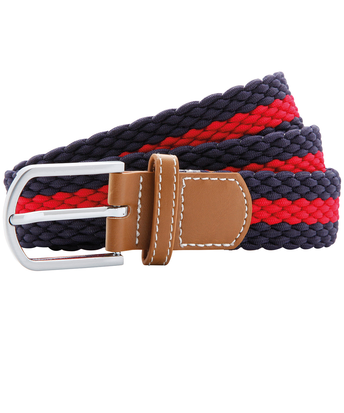 Two Colour Braid Stretch Belt