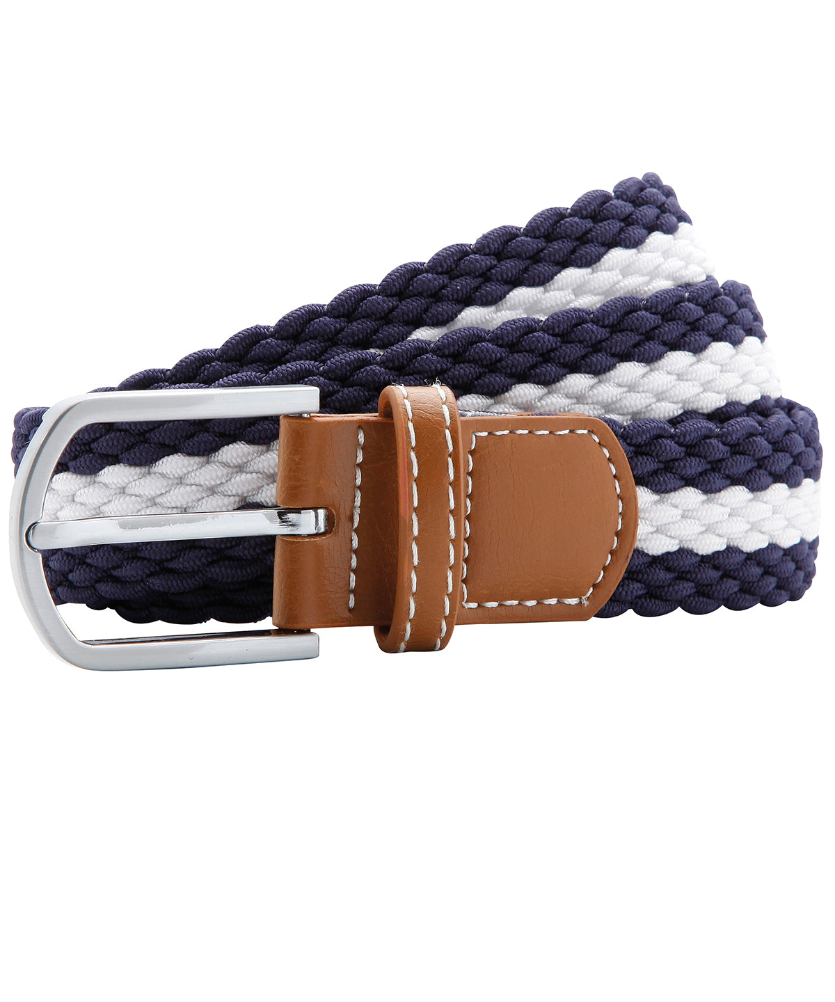 Two Colour Braid Stretch Belt