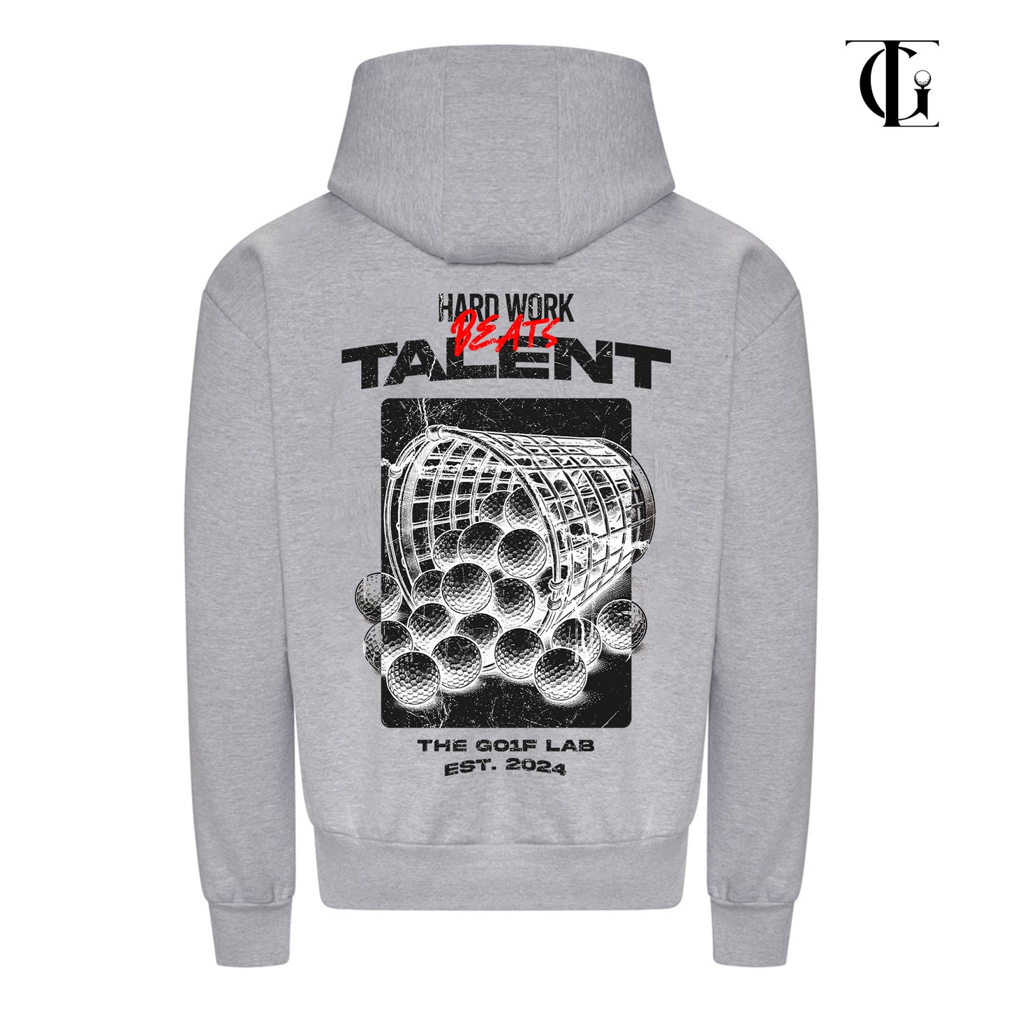 TGL Hard Work Beats Talent Limited Edition Premium Oversized Heavyweight Hoodie