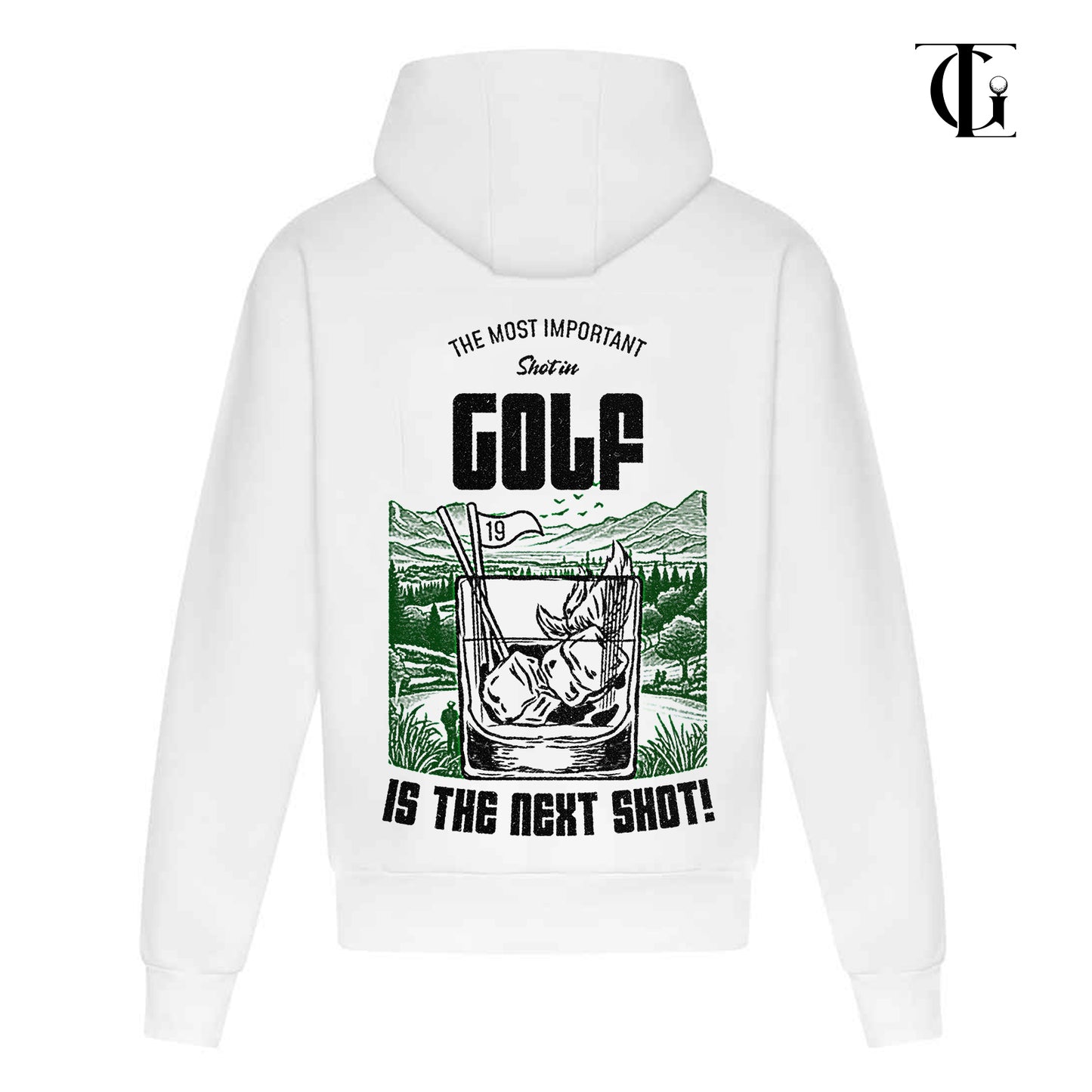 TGL The Best Shot In Golf Is The Next One Limited Edition Premium Oversized Heavyweight Hoodie